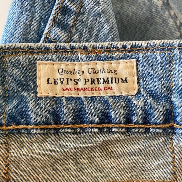 Levis Big E Premium 512 Slim Taper Jeans Light Blue Wash W31 L30 Mens Denim - Picture 5 of 11